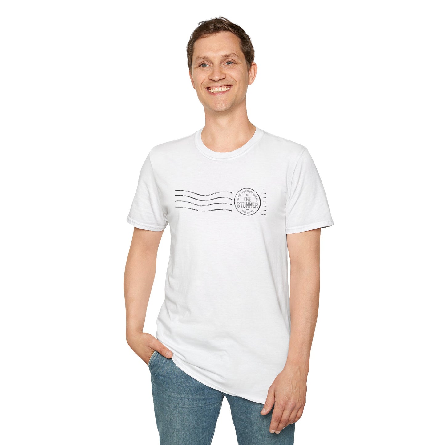 The Stunner Stamp T-Shirt (Black/White)