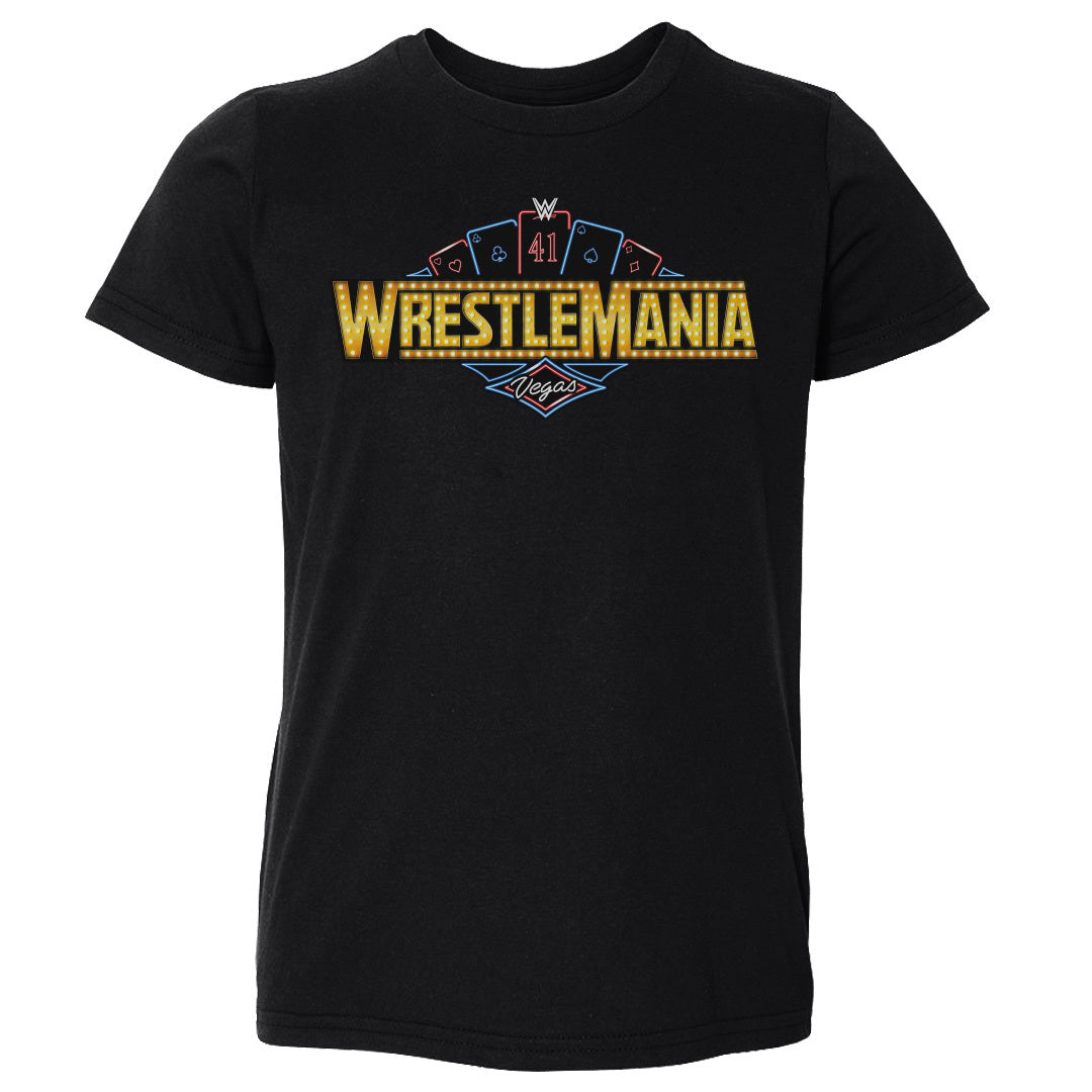 Wrestlemania 41 Las Vegas Logo WHT