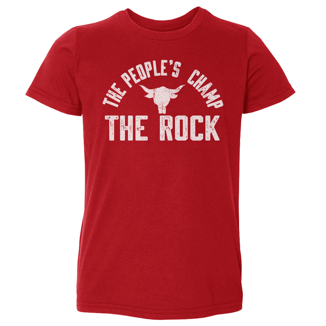 The Rock The People's Champ Logo WHT