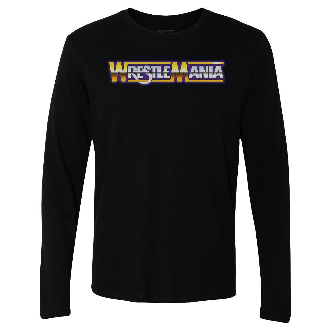 Wrestlemania Logo WHT