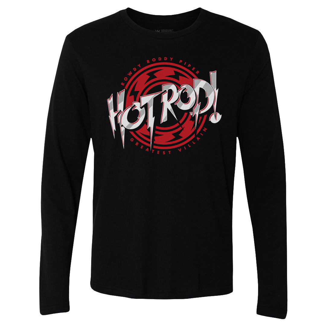 Roddy Piper Hot Rod Text WHT