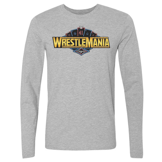 Wrestlemania 41 Las Vegas Logo WHT