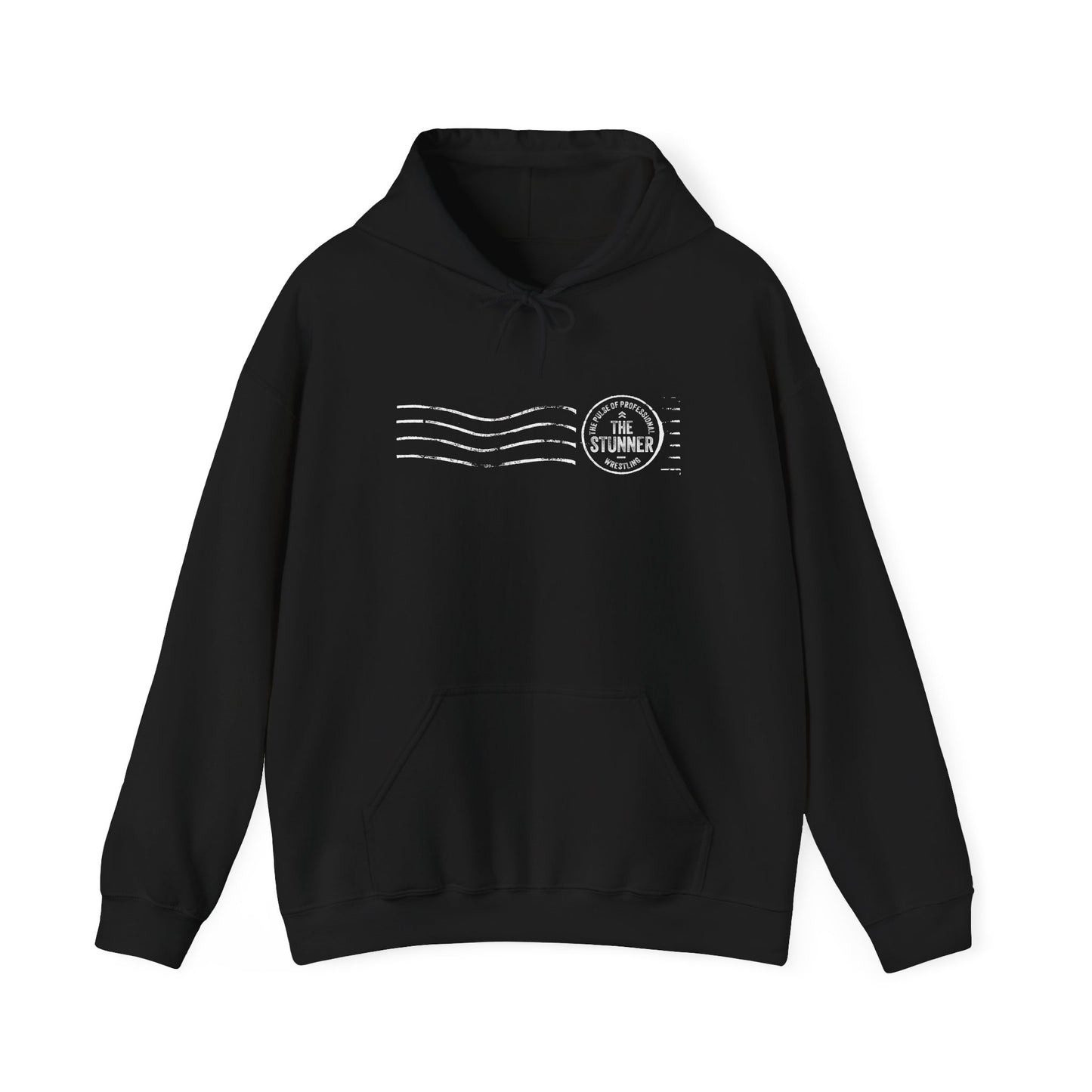 The Stunner Stamp Hoodie (Black/White)