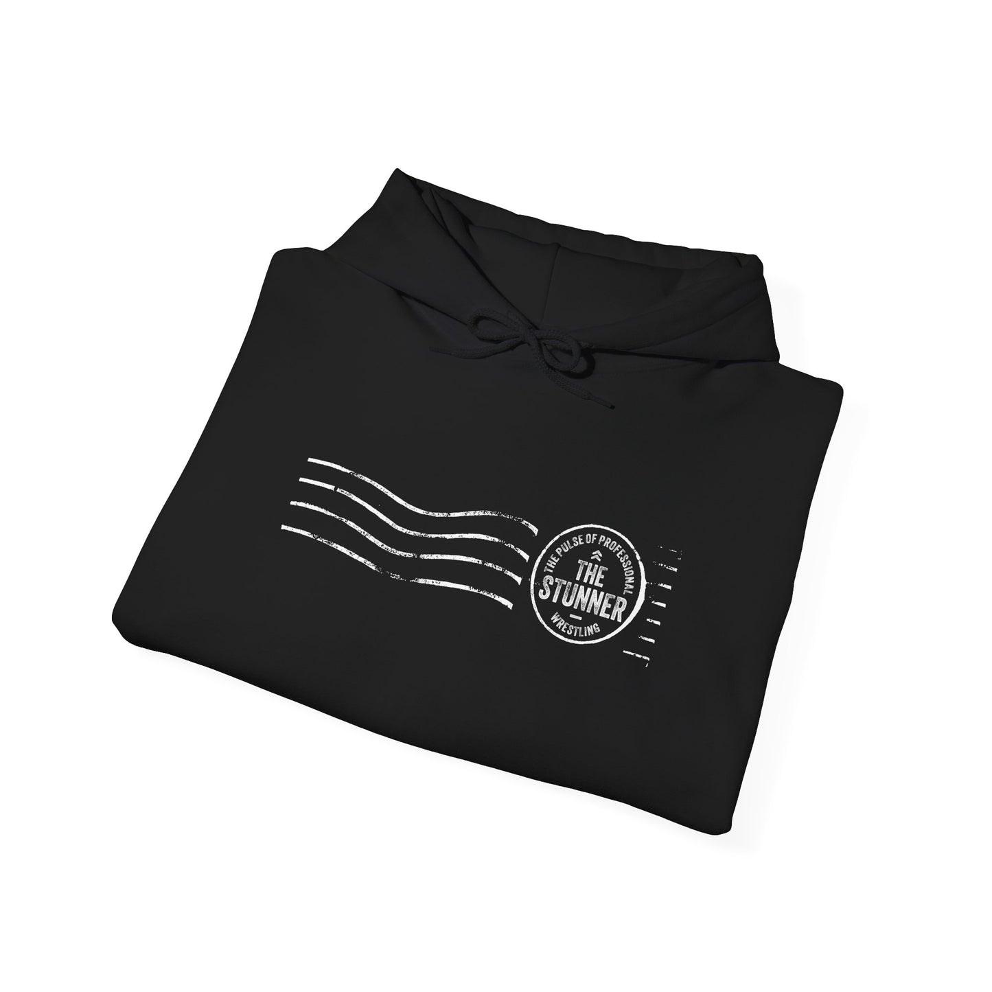 The Stunner Stamp Hoodie (Black/White)