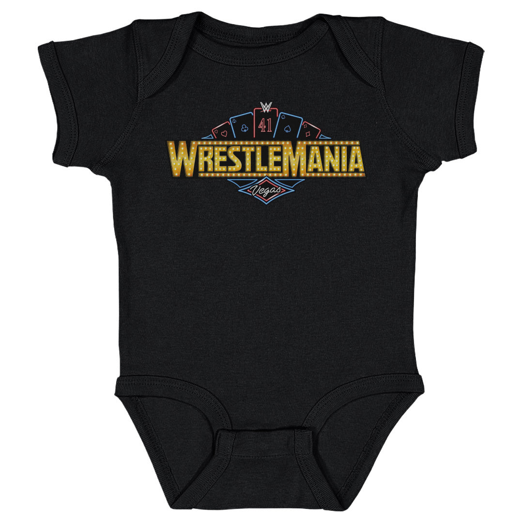 Wrestlemania 41 Las Vegas Logo WHT