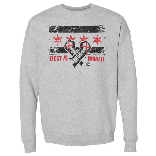 CM Punk Chicago Flag WHT