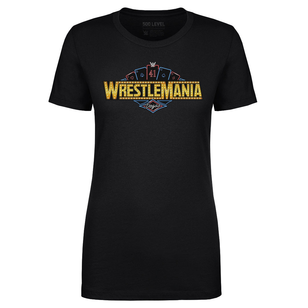 Wrestlemania 41 Las Vegas Logo WHT