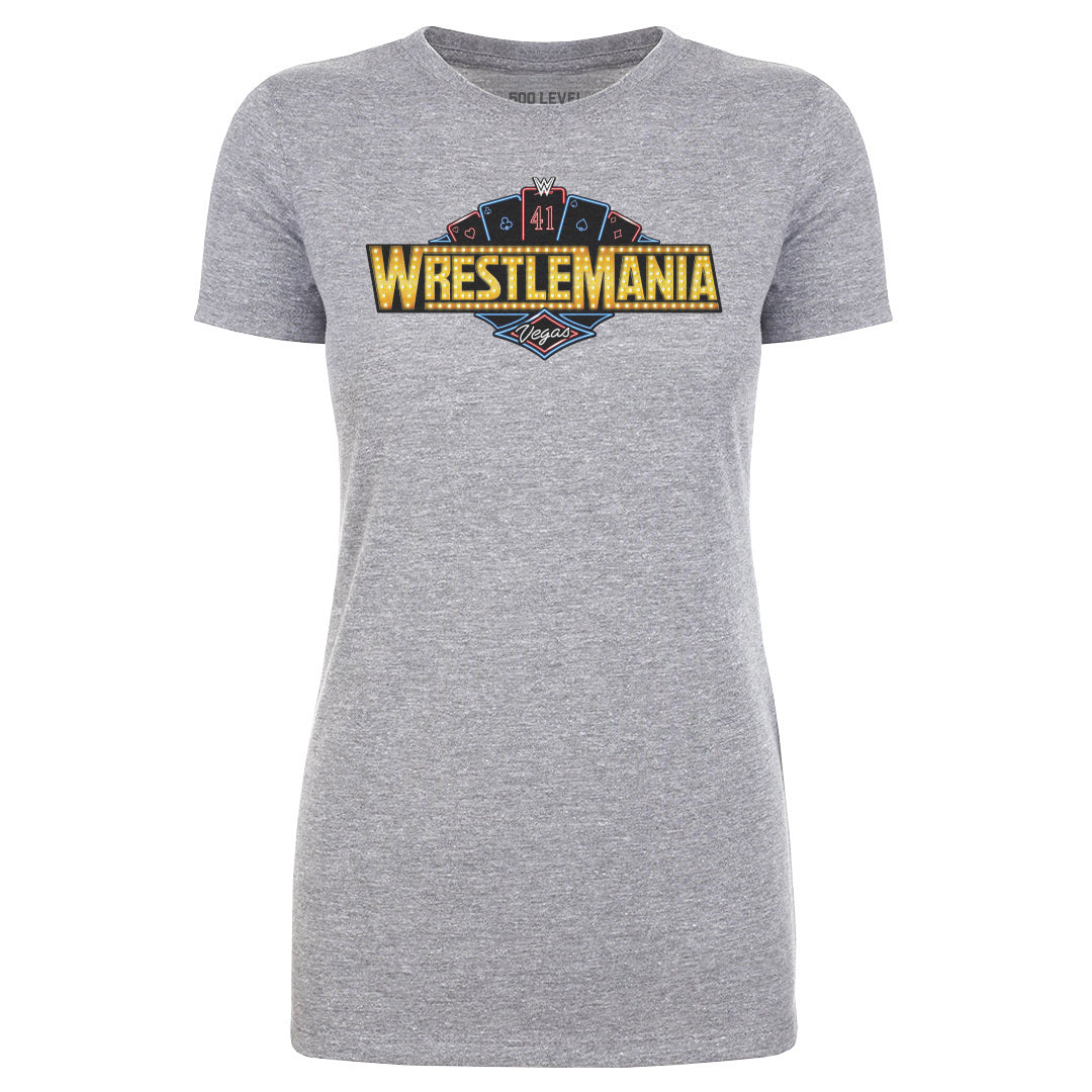 Wrestlemania 41 Las Vegas Logo WHT