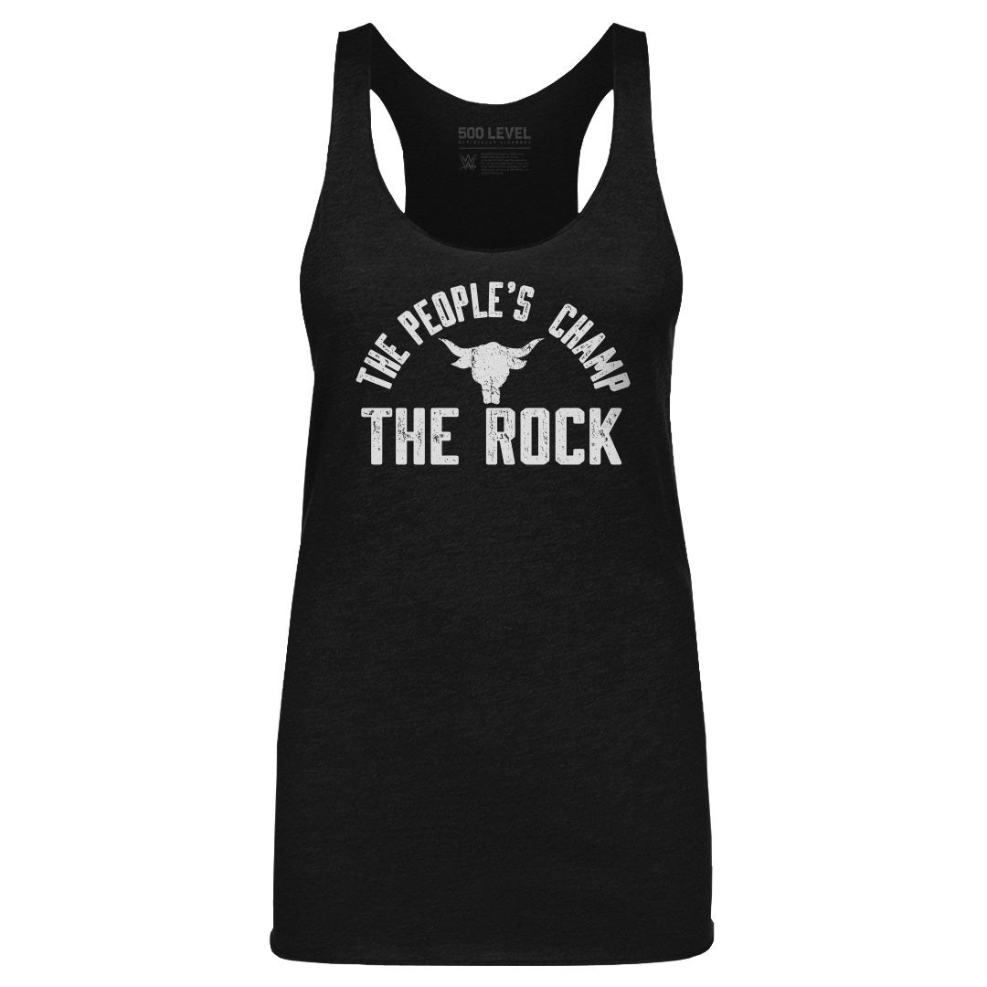 The Rock The People's Champ Logo WHT