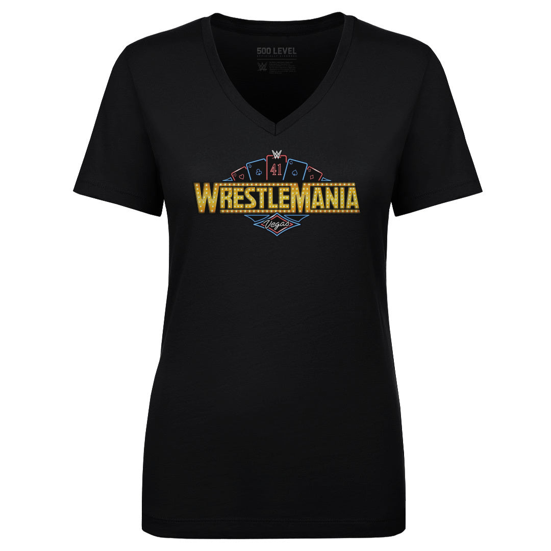 Wrestlemania 41 Las Vegas Logo WHT