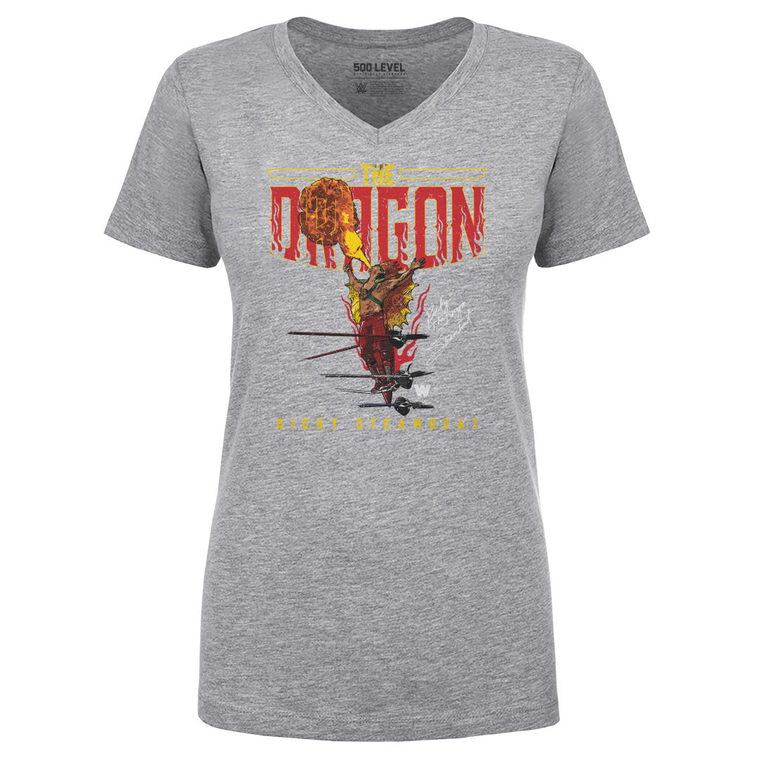 Ricky The Dragon Steamboat Fire WHT