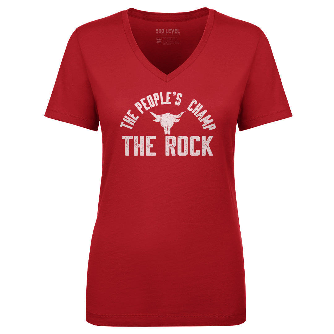 The Rock The People's Champ Logo WHT