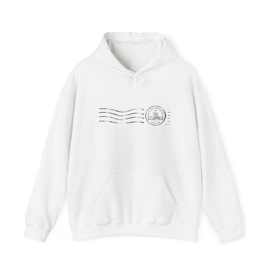 The Stunner Stamp Hoodie (Black/White)