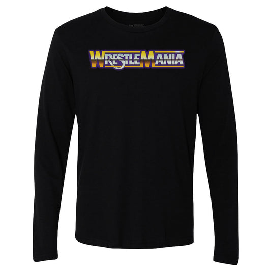 Wrestlemania Logo WHT