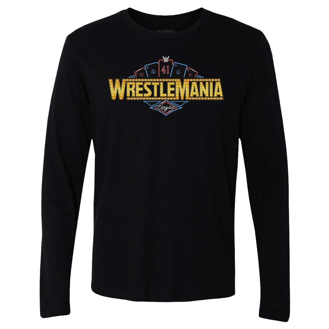 Wrestlemania 41 Las Vegas Logo WHT