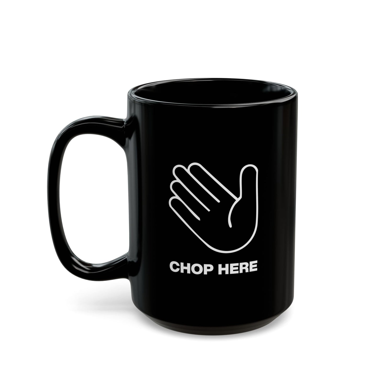 Chop Here Mug