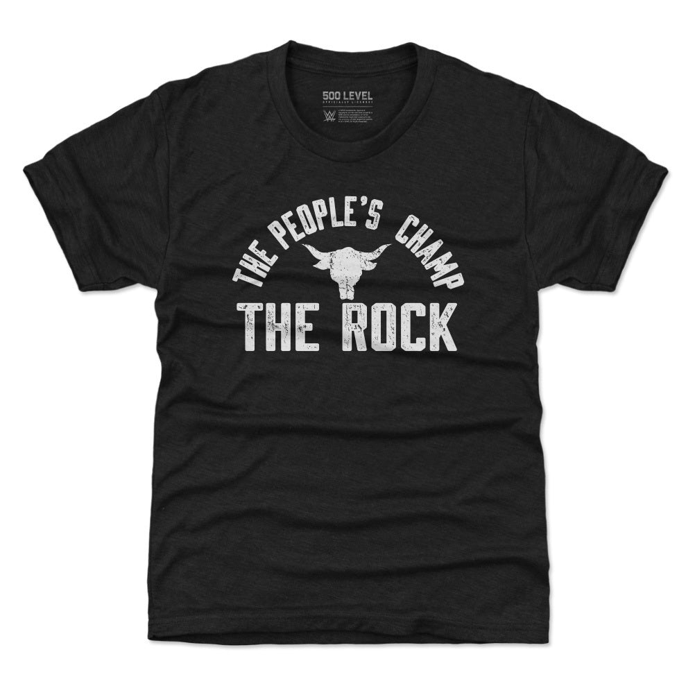 The Rock The People's Champ Logo WHT