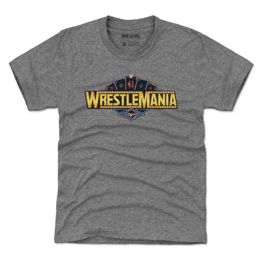 Wrestlemania 41 Las Vegas Logo WHT