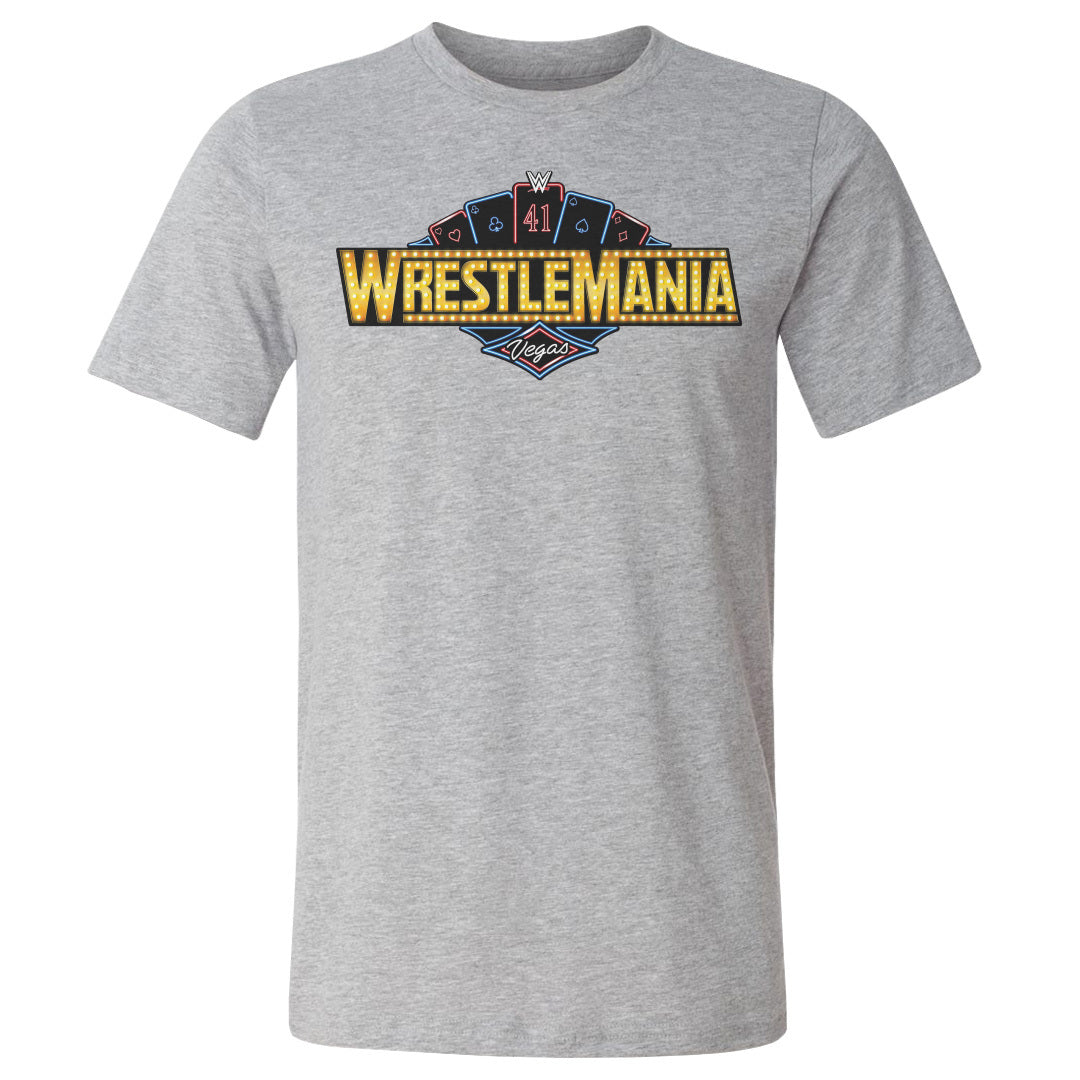 Wrestlemania 41 Las Vegas Logo WHT