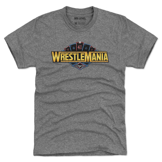 Wrestlemania 41 Las Vegas Logo WHT